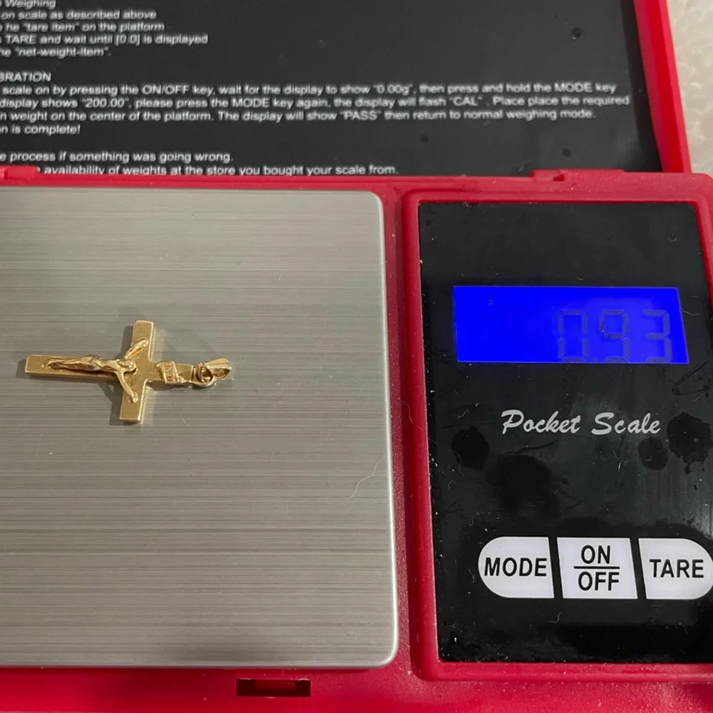 Gold Crucifix Pendant Necklace - Women Jewelry - Picture 6 of 6